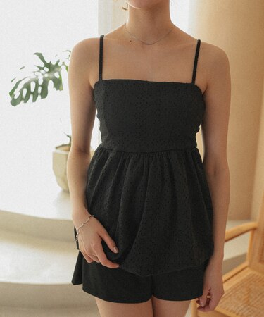 バルーンペプラムビキニ/セット水着