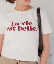 コンパクトロゴTシャツ