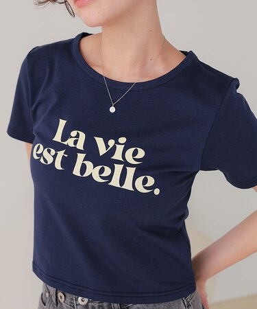 コンパクトロゴTシャツ