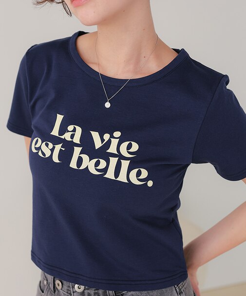 コンパクトロゴTシャツ