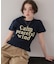 シャーリングロゴプリントTシャツ