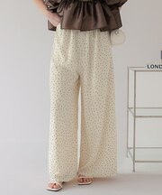レース/ドットイージーパンツ