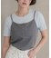 キャミソールトップスドッキングTシャツ