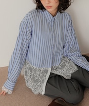 レースドッキングシャツ