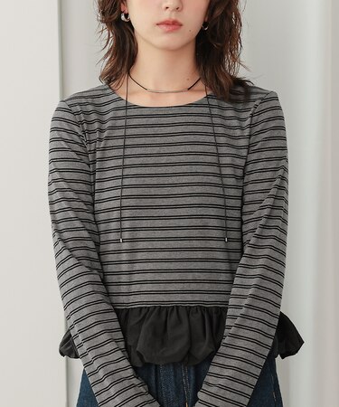 チビバルーン長袖トップス