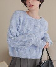 ポップコーンゆるニット