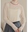 シアーベロアハイネックロングTシャツ