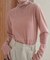 シアーベロアハイネックロングTシャツ