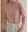 シアーベロアハイネックロングTシャツ