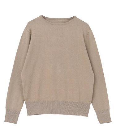 カシミヤタッチクルーネックニットトップス
