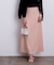 麻混セミフレアスカート