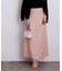 麻混セミフレアスカート