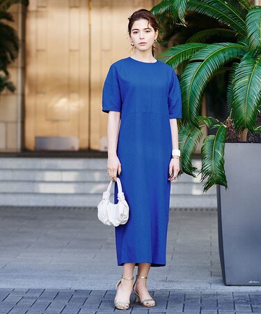 ボリュームスリーブワンピース