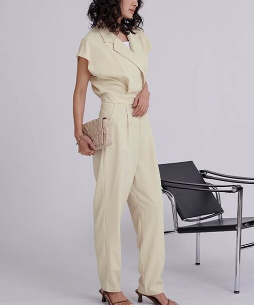 テーラードオールインワン