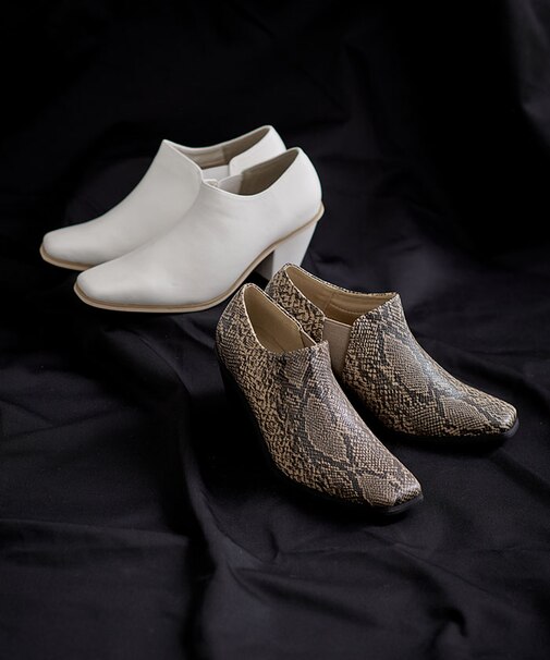 スクエアトゥデザインブーティ