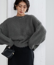 シャギーオーバーサイズニット