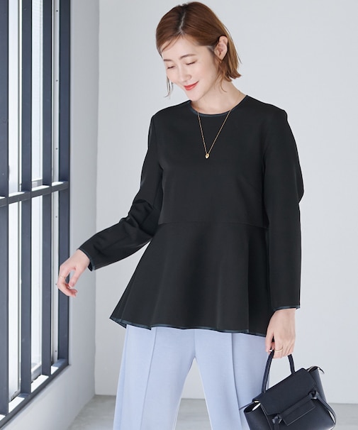 パイピングペプラムトップス