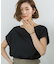 リネンブレンドコクーンシルエットトップス