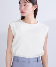 フレンチスリーブニットトップス