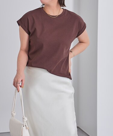 汗染み防止ダブルカフスTシャツ