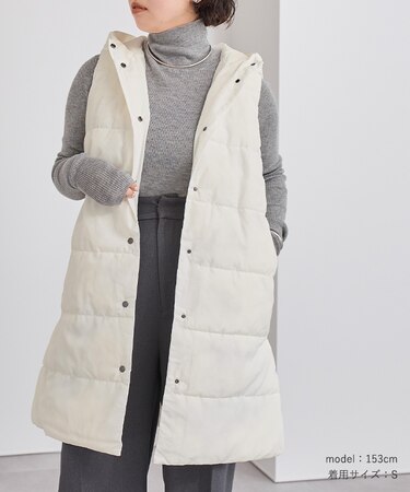 中綿ベスト/吸湿発熱・抗菌防臭