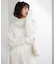 シアーハイネッククロップドニット