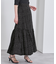 ランダムドットティアードスカート