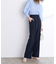 ラインタックストレートパンツ