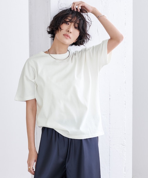汗染み防止ハーフスリーブTシャツ