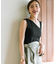 カップ付アシンメトリーデザインタンクトップ