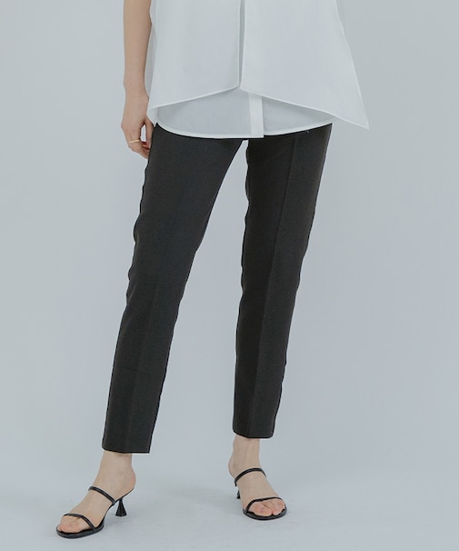 センタープレススティックパンツ