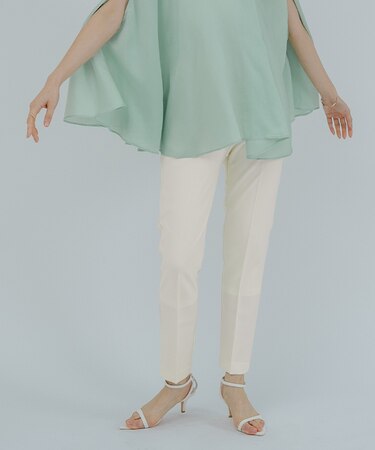 センタープレススティックパンツ