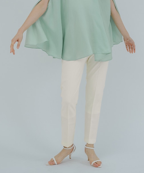 センタープレススティックパンツ