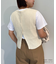 バックデザインノースリーブニット