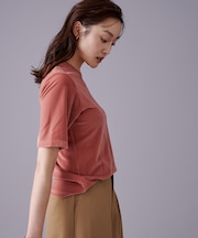 ベロアハーフスリーブTシャツ