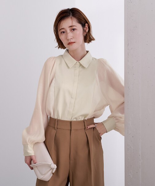 シアードッキングブザムブラウス
