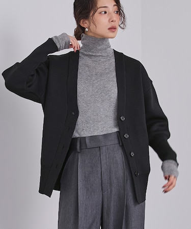 スポンディッシュVネックニットカーディガン