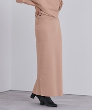スポンディッシュ美シルエットニットタイトスカート