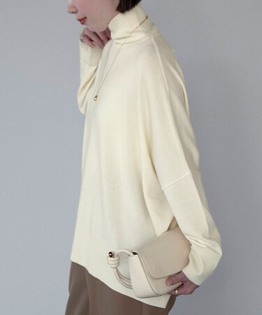 ハイゲージハイネックニット