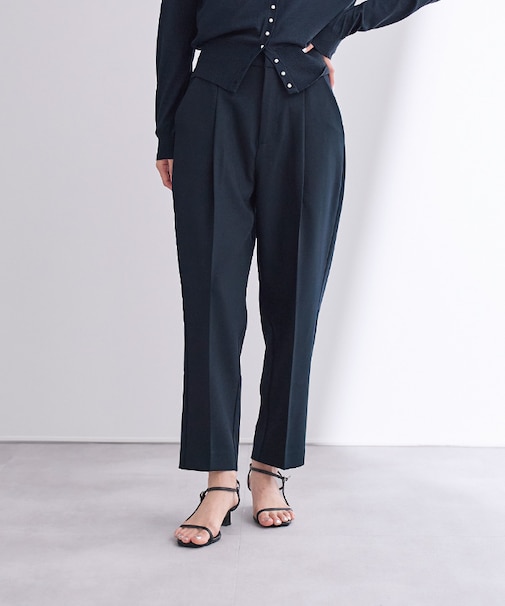 1タックセンタープレスコクーンパンツ