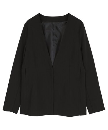 ベーシックカラーレスジャケット