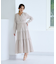 カシュクールティアードワンピース