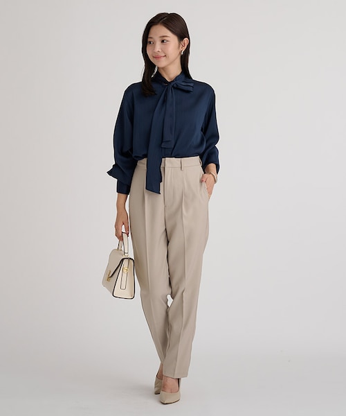 1タックセンタープレステーパードパンツ｜ユアーズの通販｜&mall