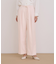 ベルトデザイン1タックワイドパンツ