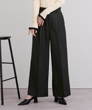 美シルエットワンタックワイドパンツ