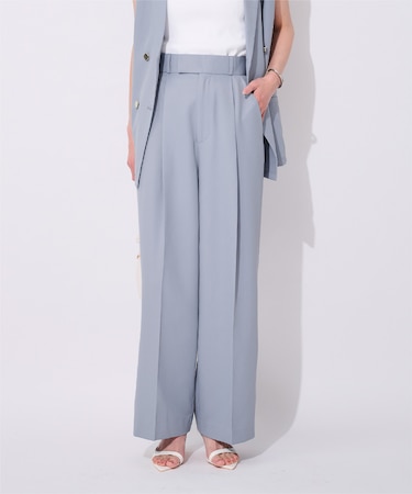 美シルエットワンタックワイドパンツ