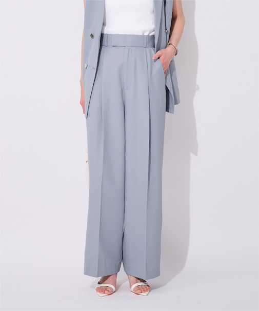 美シルエットワンタックワイドパンツ