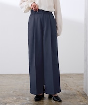 美シルエットワンタックワイドパンツ