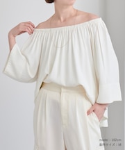 2wayオフショルブラウス