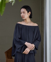 2wayオフショルブラウス